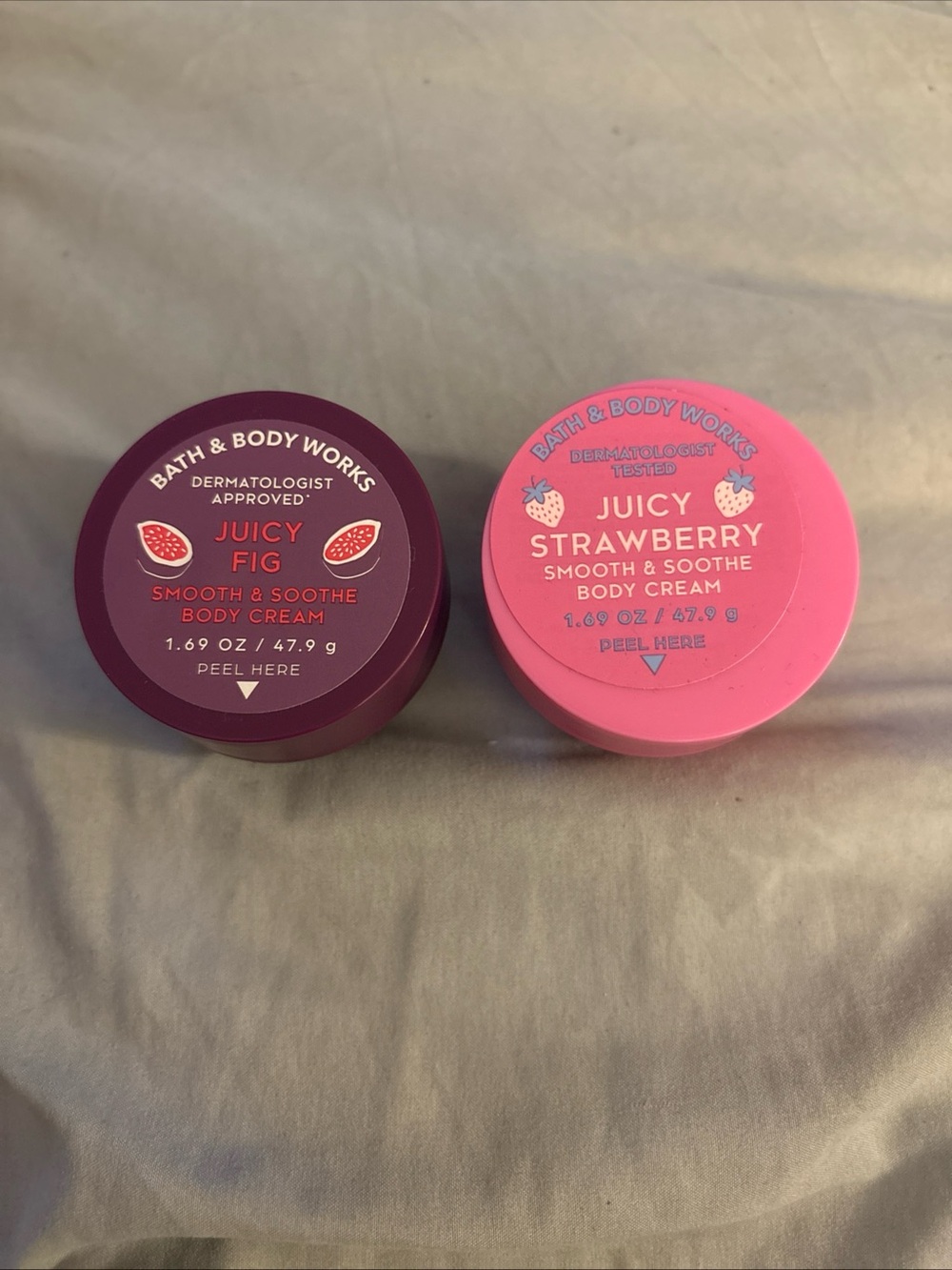 Bath & Body Works Juicy Fig And Strawberry Body Cream 1.69 Oz